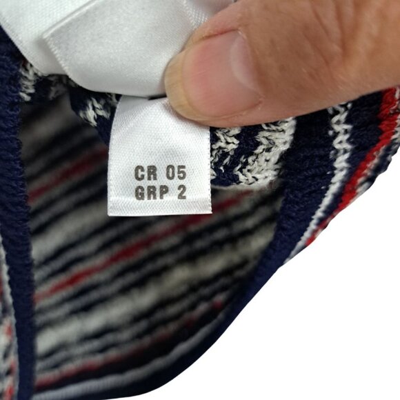 St. John Sport by Marie Gray Red White & Blue Jacket with Undershirt Size S - Picture 12 of 12